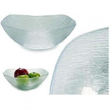 Frutero Transparente de Vidrio Vivalto Oasis 2 L (24,5 x 8 x 24,5 cm)