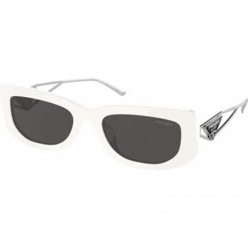 Prada PR 14YS 1425S0 Women's Square White Sunglasses Size 53