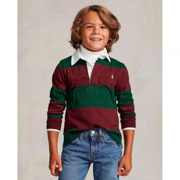 Polo Ralph Lauren - Rugby de niño 100% algodón de rayas