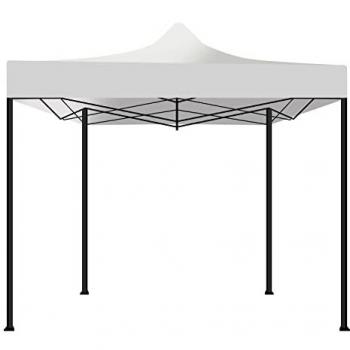 Carpa Plegable Impermeable 3x3 para Jardín y Ferias - Gazebo Blanco
