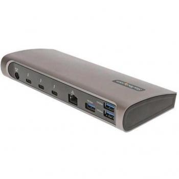 StarTech.com Thunderbolt 4 Docking Station, 96W Power Delivery, Single 8K or Dual 4K Display Support, 3x Thunderbolt 4/USB4 Ports, 4x USB-A Ports, SD Card
