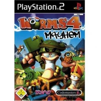 Worms 4: Mayhem - Videojuego para PS2 con acción táctica y humorístico