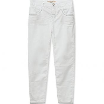 MOS MOSH Women's Slim-Fit Embroidered White Treasure Jeans - Size W25