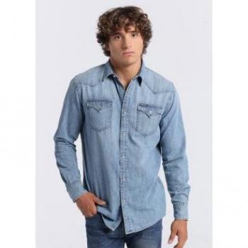 SIX VALVES - Camisa tejana de manga larga