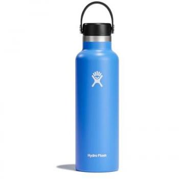 Hydro Flask Standard Mouth Flex Cap Thermo Bottle, Blue, 621 ml