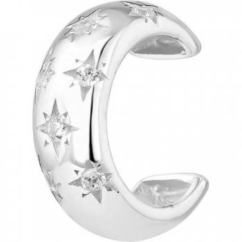 Ear Candy - Pendiente earcuff Lucy de plata bañado en rodio