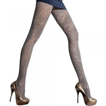 PERLETTA patterned pantyhose 20den trenza trilobulado, lino, L