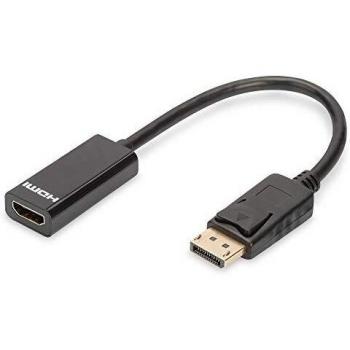 DIGITUS DISPLAYPORT Adapter Cable CABL, negro