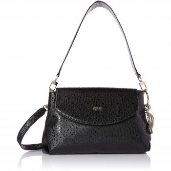 Guess - Bolso al hombro para mujer, color Negro, talla talla única
