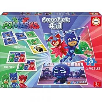 PJ Masks Pack de 4 Juegos educativos en 1