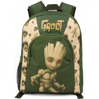 Mochila I Am Groot para Niños, Color Verde/Marrón, Talla Única