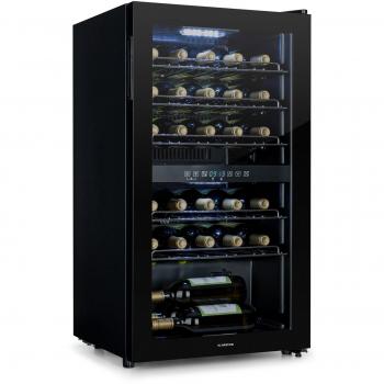 Nevera para vinos Klarstein Shiraz 29 Duo 2 zonas 80L/29 botellas 5-22°C táctil negra