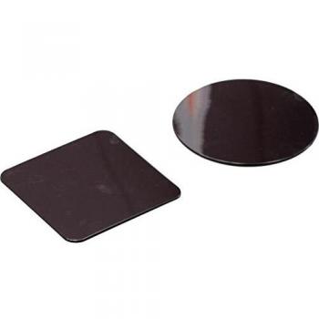 Espejos Flexibles de Doble Cara con Formas Circulares y Cuadradas, Dimensiones 9.5 x 9.5 cm, Paquete de 16 Unidades, Marca Henbea
