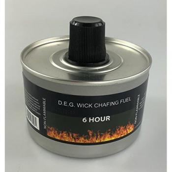 24 recipientes x 6 horas Quemadura fricción Líquido combustible para baño maría, Caliente sujetar platos, fricción platos
