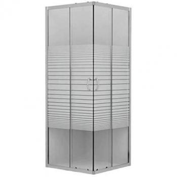 vidaXL Mampara de Ducha con Vidrio de Seguridad Baño Fregadero Fontanería Bricolaje Instalación Decoración Grifería Sanitario Bañera 70x70x185 cm