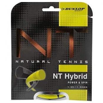 Dunlop 624764 Cordajes de Tenis, Unisex-Adult, Amarillo/Negro, Talla Única