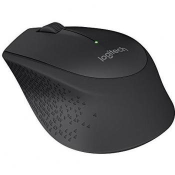 Logitech M280 Ratón Inalámbrico, 2.4 GHz, Nano Receptor USB, Seguimiento Óptico, Resolución 1000 dpi, 3 botones, Batería de 18 Meses, Compatible con PC, Mac, Portátil, Chromebook - Negro