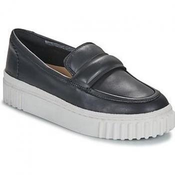 Mocasines de mujer MAYHILL COVE en piel con diseño rayado de Clarks