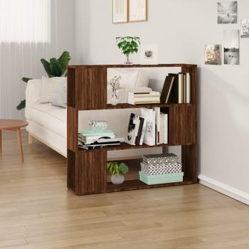 Estantería/divisor de espacios 100x24x94 cm Blanco, Negro, Gris Mueble Almacenaje Estantería para Oficina, Estudio, Dormitorio Estantería/Librería/ mueble de Almacenamiento vidaXL
