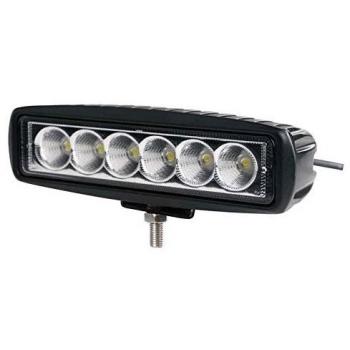 Luz LED M-Tech MT-WLO18 - Luz LED de alta eficiencia energética, 18W, luz blanca fría (6000K), diseño moderno y delgado, ideal para iluminación interior y exterior, fácil instalación