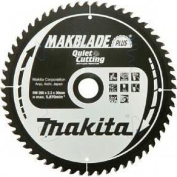 Sierra Circular Makita MAKBLADE+ 260x30mm, 70 Dientes, Corte Medio en Madera