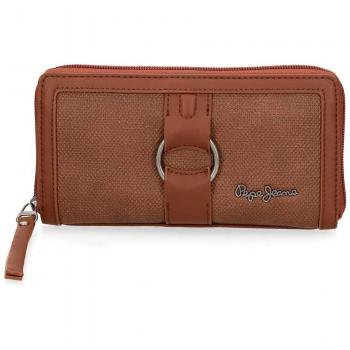 Pepe Jeans Daphne Cartera Marrón 18x10x2 cms Piel Sintética