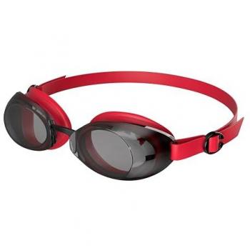 Gafas de natación Speedo Jet 2.0 rojas con lentes transparentes para unisex adulto