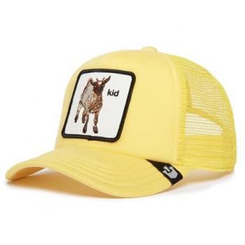 Gorra Goorin Bros Kid Amarilla Ajustable Estilo Cougar Talla Única