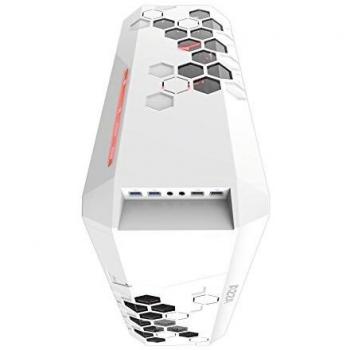 Azza Funda de torre completa con 4 carcasas de ventilador RGB HURRICANE CSAZ-6000RGB STORM, color blanco