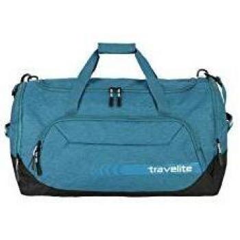 Travelite Kick Off Duffle Bag L - 73L Lightweight Petrol Travel Bag