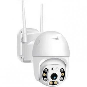 Smartek Cámara WiFi Exterior Full HD Motorizada, Impermeable con audio y visión nocturna