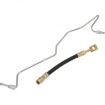 Tubo de freno ABE C81236ABE - Latiguillo de freno, alta resistencia, compatible con sistemas de frenos hidráulicos, fabricado en acero inoxidable, longitud adecuada para instalación específica, cumple con normativas de seguridad y