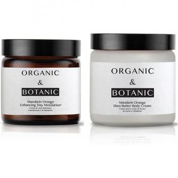 Crema Hidratante de Día Naranja Mandarina y Crema Corporal Karité Naranja Mandarina