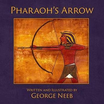 Pharaoh's Arrow: Egyptian-Inspired Decorative Throw Pillow