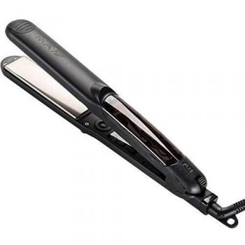 Max Pro Steam+ Vapor alisador de pelo y bastón de vapor Negro