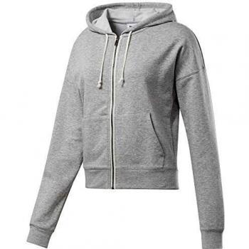 Reebok Te French Terry Full Zip Sudadera, Mujer, brgrin, XL