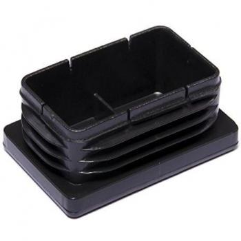 Brinox B75915N Contera Interior Rectangular, Negro, 30 x 50 mm, Set de 50 Piezas