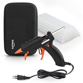 Dweyka Mini Pistola de Silicona Caliente,50W Kit Pistola Silicona Con 50pcs
