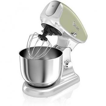 Swan Retro Batidora amasadora repostería Profesional, Robot Cocina Cuerpo Metal, 8 velocidades, 4,5