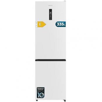 Frigorífico Combi Cecotec Bolero CoolMarket 335L No Frost Blanco, Altura 195,3cm, Ancho 59,5cm, Compresor Inverter Plus, Bajo Consumo