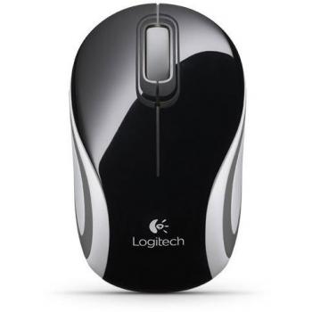 Logitech M187 - Ratón Óptico Inalámbrico RF, 1000 dpi, Color Negro