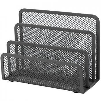 Plus Office JS901(49-B) - Portacartas de rejilla, negro