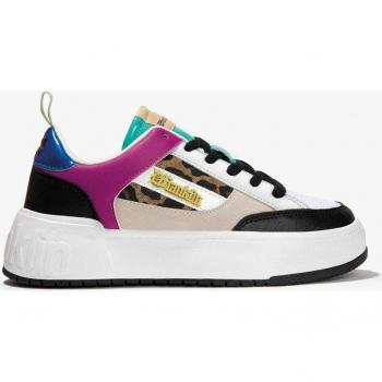 Zapatillas deportivas de mujer multicolor con cordones.
