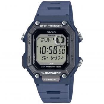 Casio Standard Digital Smartphone Link Step Tracker Quartz Watch with Resin Strap 100M Men's Watch