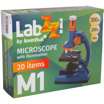 Microscopio Levenhuk LabZZ M1 Portátil con Lentes de Aumento y Luz LED