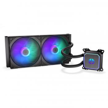 Endorfy Navis F280 ARGB - Enfriamiento Líquido Todo en Uno 2x140mm para CPU, Compatible con AMD e Intel