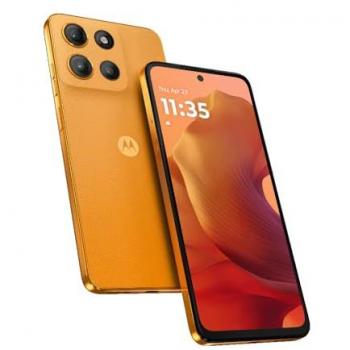 Smartphone Motorola Moto G15 - 128 GB, Dual SIM, Procesador MediaTek Helio G81, Android 15, Pantalla de 6.72, Color Naranja Amanecer