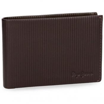 Pepe Jeans 7113462 Stripe Colors Monedero, 11 cm, 0.08 litros, Marrón