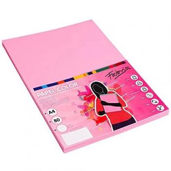 Fabrisa 748505A100 - Papel de colores, color rosa