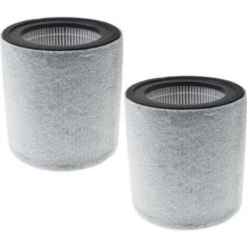 Filtro Hepa H12 2x Compatible con Purificador de Aire Leifheit/Soehnle Airfresh Clean Connect 500 - Filtro de Repuesto